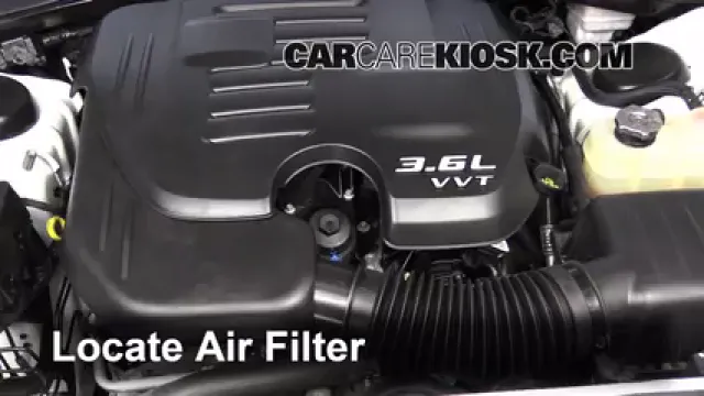 2013 Dodge Charger SE 3.6L V6 FlexFuel Filtro de aire (motor) Cambio